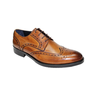 Firmani Jack Men's Shoes Brandy Calf-Skin Leather Oxfords (FIR1006)-AmbrogioShoes