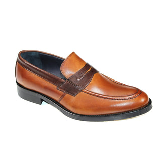 Firmani Mark Men's Shoes Cognac/Brown Calf-Skin Leather Oxfords (FIR1025)-AmbrogioShoes