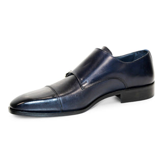 Firmani Percy Men's Shoes Calf-Skin Leather Monkstraps Loafers (FIR1052)-AmbrogioShoes