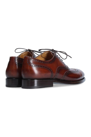 Franceschetti 7297004 Calf-Skin Leather Wingtip Oxfords (FCCT1089)-AmbrogioShoes