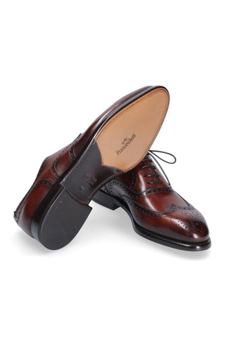 Franceschetti 7297004 Calf-Skin Leather Wingtip Oxfords (FCCT1089)-AmbrogioShoes