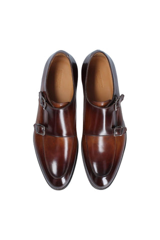 Franceschetti 8035095 Leather Double Monk-Straps
