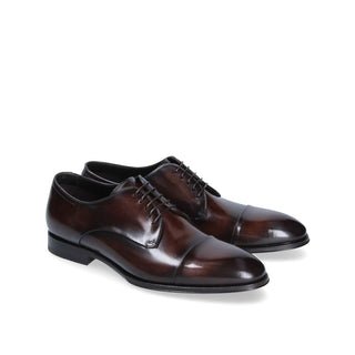 Franceschetti Alassio Men's Shoes Calf-Skin Leather Derby Oxfords (FCCT1022)-AmbrogioShoes