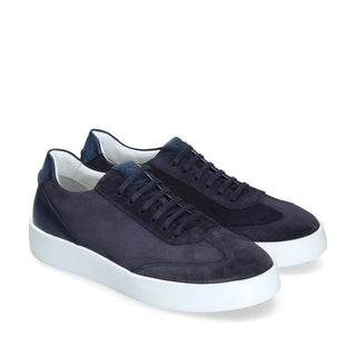 Franceschetti Alessio Men's Shoes Suede Leather Sneakers (FCCT1054)-AmbrogioShoes