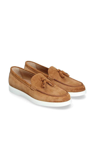 Franceschetti Amalfi Suede Moccasin Tassels Loafer (FCCT1116)-AmbrogioShoes