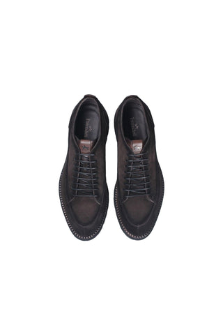 Franceschetti Berna 0128037 Suede Derby Sneakers (FCCT1086)-AmbrogioShoes