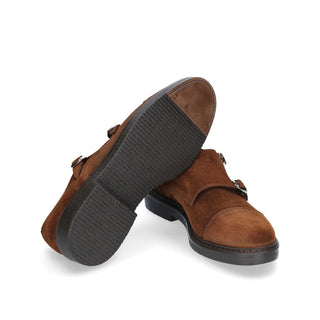 Franceschetti Clay Calf-Skin Leather Double Monk-Strap(FCCT1130)-AmbrogioShoes