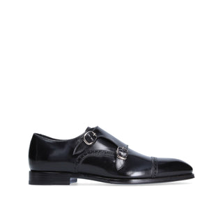 Franceschetti Colmar Men's Shoes Calf-Skin Leather Double Monk-Straps Loafers (FCCT1030)-AmbrogioShoes