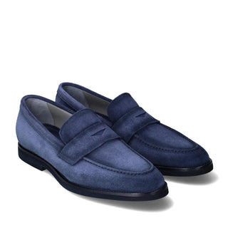 Franceschetti Damiano Suede Penny Loafer-AmbrogioShoes