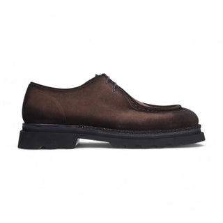 Franceschetti Davos 7467017 Men's Shoes Suede Leather Derby Oxfords (FCCT1084)-AmbrogioShoes