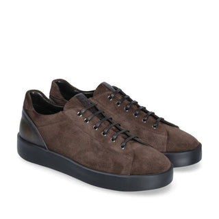 Franceschetti Doriano Men's Shoes Suede Leather Sneakers (FCCT1053)-AmbrogioShoes