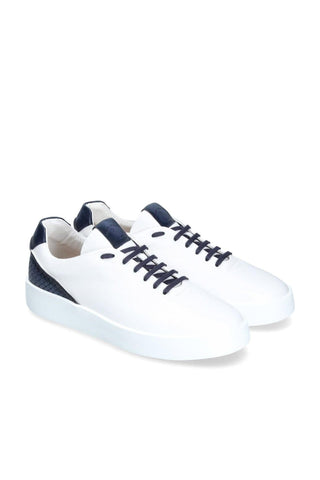 Franceschetti Elia Woven / Calf-Skin Leather Casual Sneakers (FCCT1057)-AmbrogioShoes