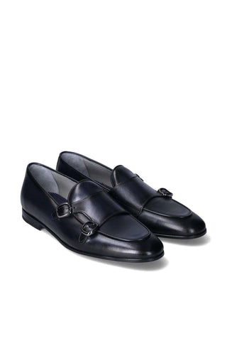Franceschetti Enrico Leather Double Monk-Strap-AmbrogioShoes