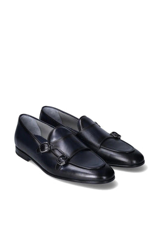 Franceschetti Enrico Leather Double Monk-Strap