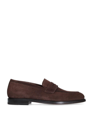 Franceschetti Evan Chocolate Suede Penny Loafers (FCCT1018)