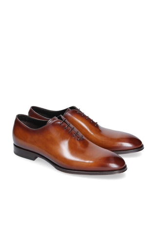 Franceschetti French Imperia Calf-Skin Leather Whole-Cut Oxfords (FCCT1021)-AmbrogioShoes