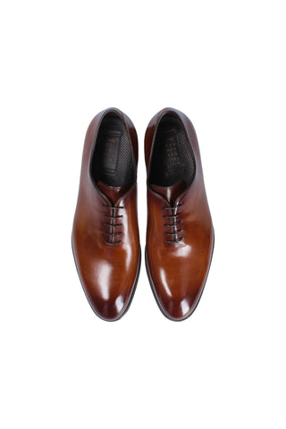 Franceschetti French Imperia Calf-Skin Leather Whole-Cut Oxfords (FCCT1021)-AmbrogioShoes