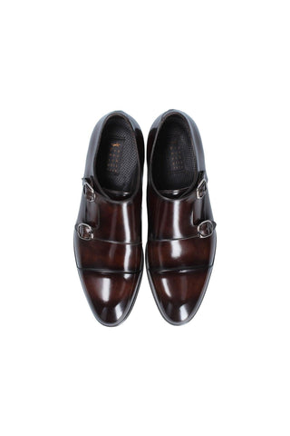 Franceschetti Genoa Leather Double Monk-Strap