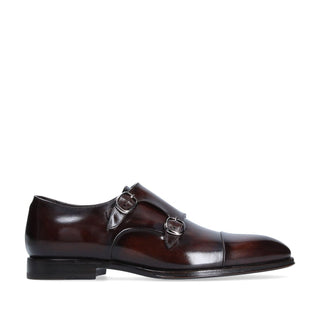 Franceschetti Genoa Men's Shoes Calf-Skin Leather Double Monk-Straps Loafers (FCCT1023)-AmbrogioShoes