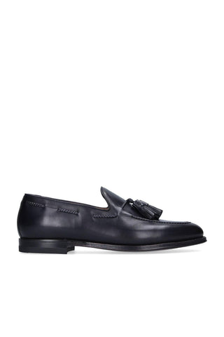 Franceschetti Harry Blue Calf-Skin Leather Tassels Loafers (FCCT1017)-AmbrogioShoes