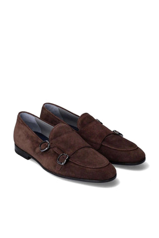 Franceschetti Massimo Suede Double Monk-Strap-AmbrogioShoes
