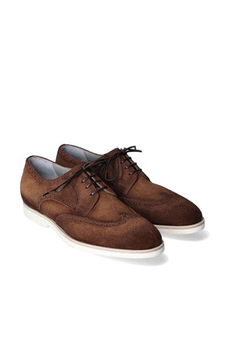 Franceschetti Matteo Suede Wing-Tip Derby