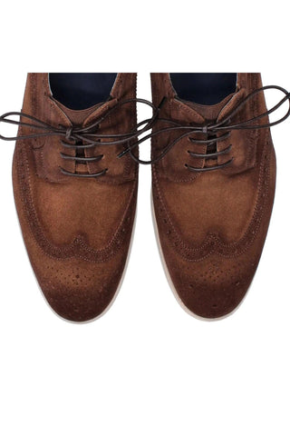 Franceschetti Matteo Suede Wing-Tip Derby