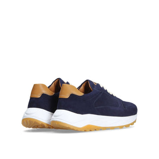 Franceschetti Michael Men's Luxury Italian Shoes Suede Leather Casual Sneakers (FCCT1049)-AmbrogioShoes