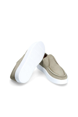 Franceschetti Morgan Light Green Suede Slip-On Sneakers (FCCT1010)