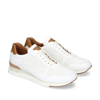 Franceschetti Nara Men's Shoes Deer-Skin Leather Casual Sneakers (FCCT1042)-AmbrogioShoes