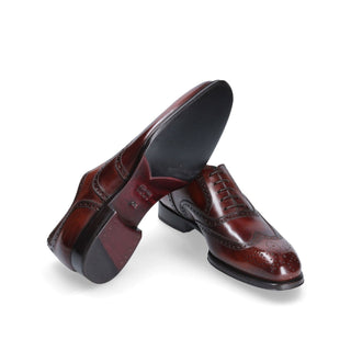 Franceschetti Nimes Men's Shoes Calf-Skin Leather Classic Wingtip Oxfords (FCCT1034)-AmbrogioShoes