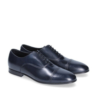 Franceschetti Perfect Men's Shoes Calf-Skin Leather Cap-Toe Oxfords (FCCT1052)-AmbrogioShoes