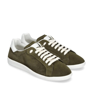 Franceschetti Ravello Men's Shoes Suede Leather Casual Derby Sneakers (FCCT1055)-AmbrogioShoes