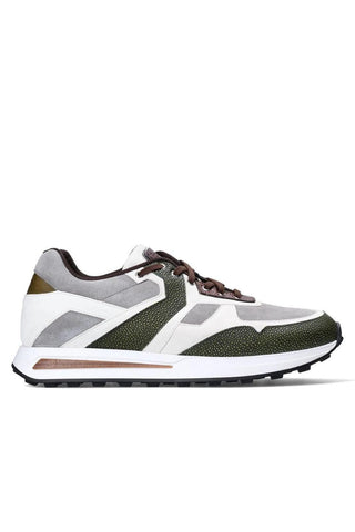 Franceschetti Rialto Suede & Leather Sneaker