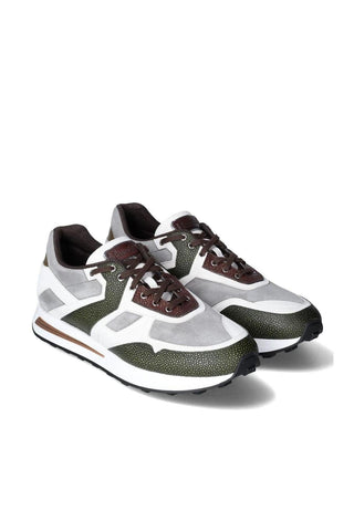 Franceschetti Rialto Suede & Leather Sneaker