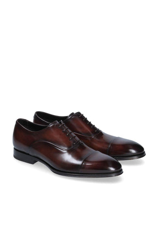 Franceschetti Savona Calf-Skin Leather Cap-Toe Oxfords (FCCT1024)-AmbrogioShoes