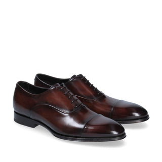 Franceschetti Savona Men's Shoes Calf-Skin Leather Cap-Toe Oxfords (FCCT1024)-AmbrogioShoes