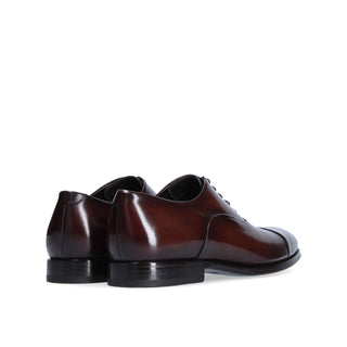 Franceschetti Savona Men's Shoes Calf-Skin Leather Cap-Toe Oxfords (FCCT1024)-AmbrogioShoes