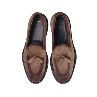 Franceschetti Shia Suede Moccasin Tassel Loafer (FCCT1100)-AmbrogioShoes