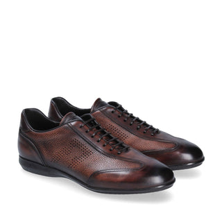 Franceschetti Verona Men's Shoes Calf-Skin Leather Casual Sneakers (FCCT1048)-AmbrogioShoes