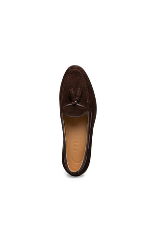 Franco Suede Loafer - Nicotine-Dellamoda