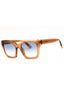 0D67 - SHINY LIGHT COGNAC / Blue Gradient