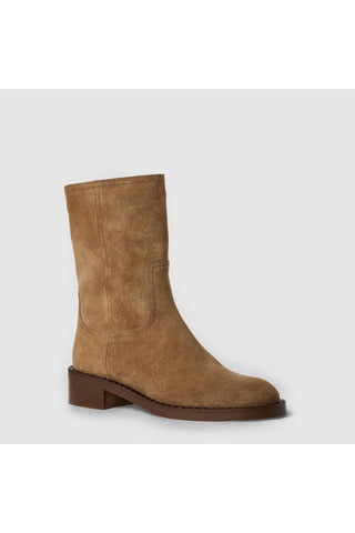 Aquatalia Georgetta suede ankle boot in Caramel - view 2