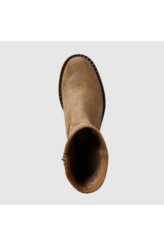 Aquatalia Georgetta suede ankle boot in Caramel - view 3
