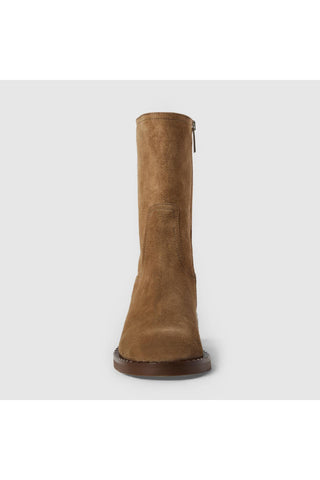 Aquatalia Georgetta suede ankle boot in Caramel - view 5