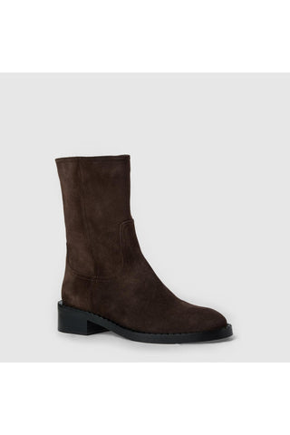 Aquatalia Georgetta suede ankle boot in Espresso - view 2