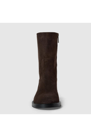 Aquatalia Georgetta suede ankle boot in Espresso - view 5