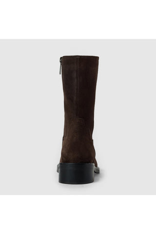 Aquatalia Georgetta suede ankle boot in Espresso - view 6