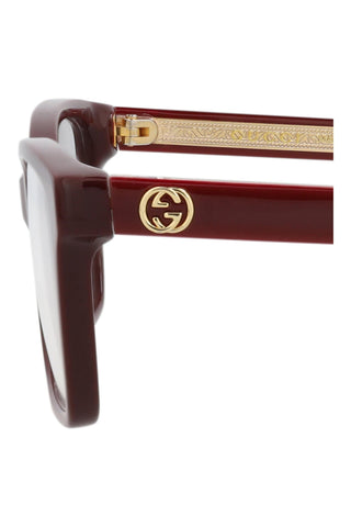 Gucci  BURGUNDY Eyeglasses