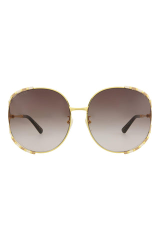Gucci  Yellow Gold Sunglasses